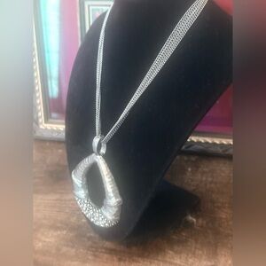🌸4 for $10 Bold Silver Pendant Necklace